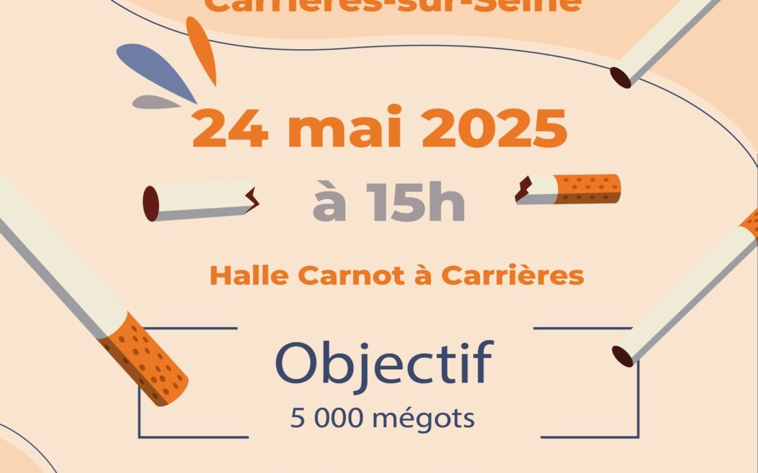 Chasse aux mégots Carrières-sur-Seine