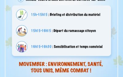 Movember – Ramassage citoyen