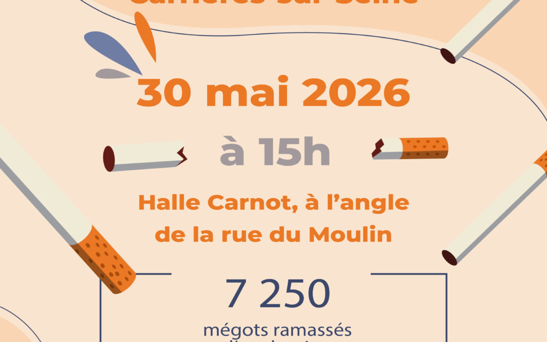 Chasse aux mégots Carrières-sur-Seine