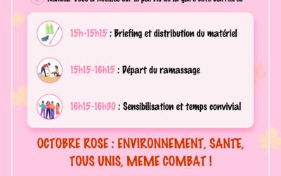 Ramassage solidaire Octobre Rose